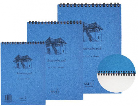 Альбом Smiltainis "Watercolor Pad", А3 30л, 280г/м2
