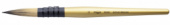 Кисть художественная синтетика Гамма "GOLD BRUSH", круглая №12 французское крепление, кор. ручка