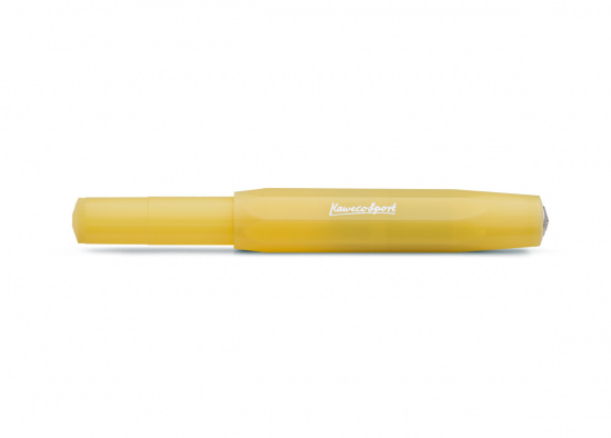Ручка перьевая "FROSTED Sport" F 0.7мм корпус банановый