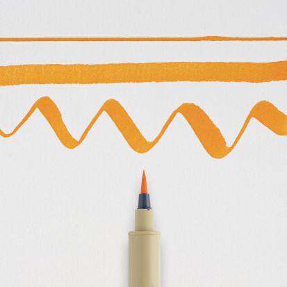 Ручка-кисть "Pigma Brush", Оранжевый
