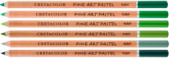 Набор пастельных карандашей "Fine Art Pastel"зелёные, 6 шт