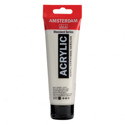 Акрил Amsterdam, 120мл, №222 Желтый неаполитанский светлый
