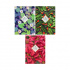 Тетрадь 80л., А4, клетка "Цветы. Leaves & Flowers", глянцевый уф-лак