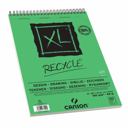 УЦЕНКА CANSON XL Альбом для графики 160г/м.кв 29.7*42см 50л Мелкое зерно спираль