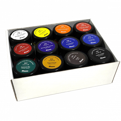 Набор гуашь художественная Pinax, 12 цветов, 40мл, картон Набор гуашь художественная Pinax, 12 цветов, 40мл, картон