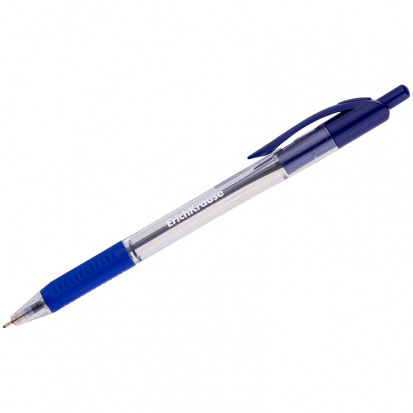 Ручка шариковая автоматическая "Ultra Glide Technology U-29" синяя, 0,6мм, грип
