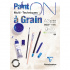 Склейка для смешанных техник "Paint'ON with grain", 20л., A3, 250г/м2, экстра-белый