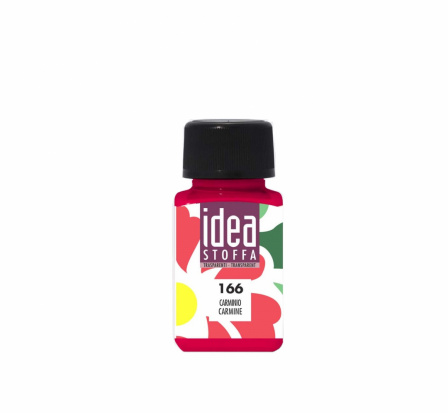 Акриловая краска по ткани "Idea Stoffa" кармин 60 ml