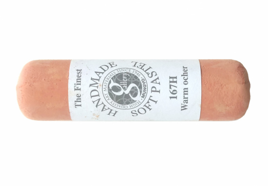 Пастель сухая мягкая круглая ручной работы №167, теплая охра