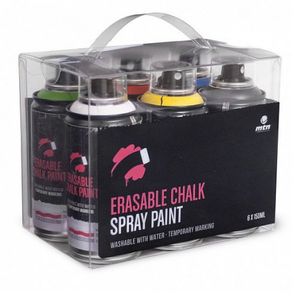 Набор "Chalk", 6 штук краски на меловой основе 150 мл
