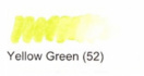 Маркер-кисть двусторонняя "Le Plume II", кисть и ручка 0,5мм, желто-зеленый