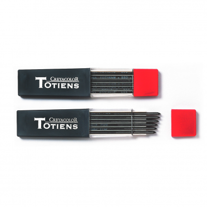 Стержни "Totiens" для цангового карандаша, d2мм, 12шт, твердость 6B sela25
