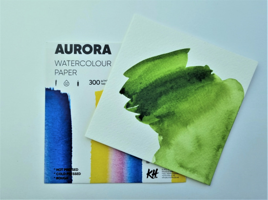 Бумага для акварели Aurora Rough 54x78см 300 г/м² 100% целлюлоза, 3л