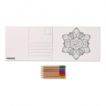 Набор "Почтовые карточки" вариант 1 (альбом с почтовыми карточками, карандаши 6 цветов) Набор "Почтовые карточки" вариант 1 (альбом с почтовыми карточками, карандаши 6 цветов)