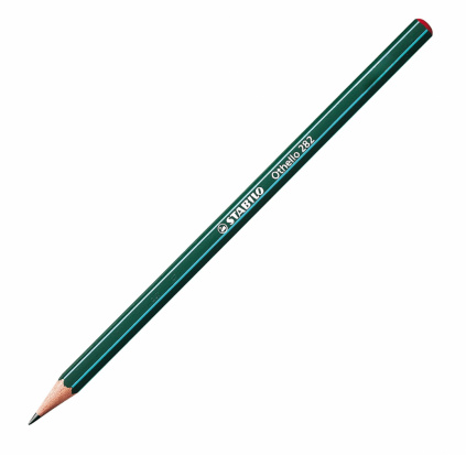 Чернографитовый карандаш "Othello", цвет корпуса зеленый, 6B