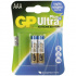 Батарейка GP Ultra Plus AAA (LR03) 24AUP алкалиновая, BC2 (в упак. 2бат.)