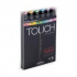 Набор маркеров "Touch Twin" 6 цветов пастельные тона sela