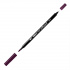 Маркер-кисть двусторонняя "Le Plume II", кисть и ручка 0,5мм, черная вишня