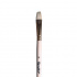 Кисть щетина плоская, длинная ручка "1722" №14, для масла, акрила, гуаши, темперы