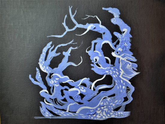 Акриловые краски "Galeria", баночка 500 мл, белый титан