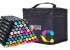 Набор маркеров для скетчинга Deli E70806-60 двойной пиш. наконечник 60цв. текстильная сумка