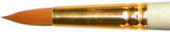 Кисть синтетика круглая длинная ручка "1312" №9 для масла, акрила, гуаши, темперы
