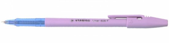 Шариковая ручка "Liner Pastel 808", корпус лавандовый, цвет чернил: синий, толщина 0,38мм sela25