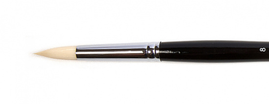 Кисть для акрила "Amsterdam 351" жесткая синтетика круглая, ручка длинная №8