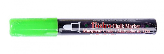 Маркер меловой  для досок и стекла 1,5-6 мм неон-зел. MAR480/4F