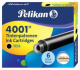 Картридж "Pelikan INK 4001", Brilliant Black чернила для ручек перьевых, 6шт