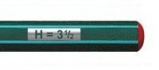 Чернографитовый карандаш "Othello", цвет корпуса зеленый, H