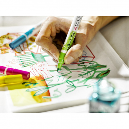 Набор акварельный маркеров "Ecoline", 10шт пастельные цвета sela