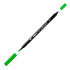 Маркер-кисть двусторонняя "Le Plume II", кисть и ручка 0,5мм, зеленый лист