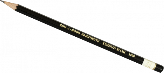 Карандаш чернографитовый профессиональный, твердость 2H, 2 штуки