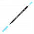 Маркер-кисть двусторонняя "Le Plume II", кисть и ручка 0,5мм, аквамарин sela25