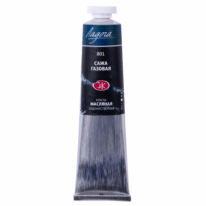 Сажа газовая масло Ладога 46мл Сажа газовая масло Ладога 46мл