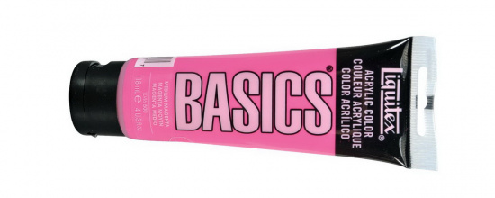 Краска акриловая "Basics", туба 118мл, №500 маджента средняя 