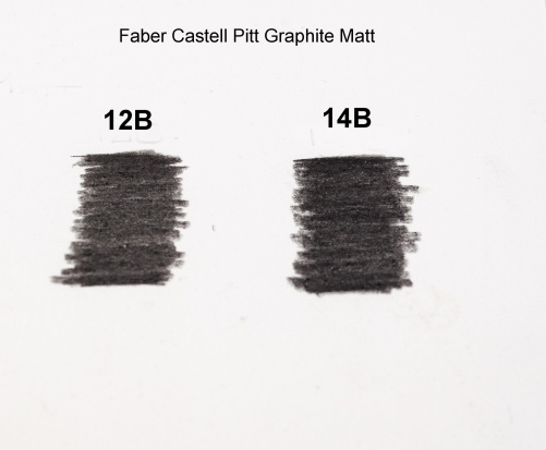 Комплект графитовых карандашей "Pitt Graphite Matt" HB-14B, 7 шт