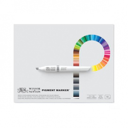 Альбом для маркеров Pigment Marker 75гр/м.кв 28х35.6см 50л. Альбом для маркеров Pigment Marker 75гр/м.кв 28х35.6см 50л.