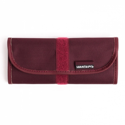 Скрутка для карандашей и ручек, 36х21 см, бордо