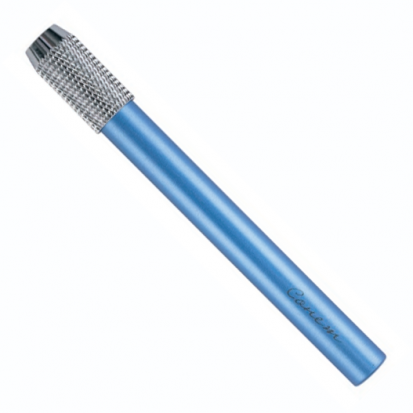 Удлинитель-держатель для карандаша "Сонет", металл, голубой металлик 