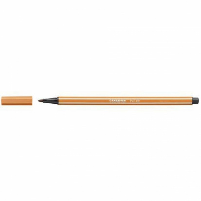 Фломастер профессиональный "Pen 68", темная охра sela