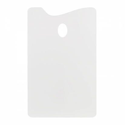 Палитра из белого оргстекла, 25x40см, прямоугольная