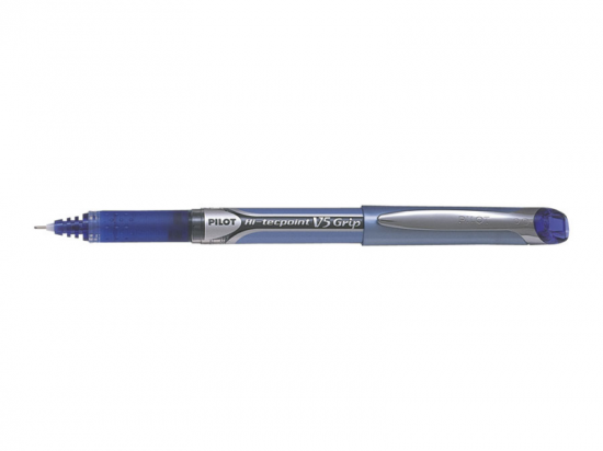 Ручка-роллер "Hi-Tecpoint V5 Grip" синяя 0.3мм
