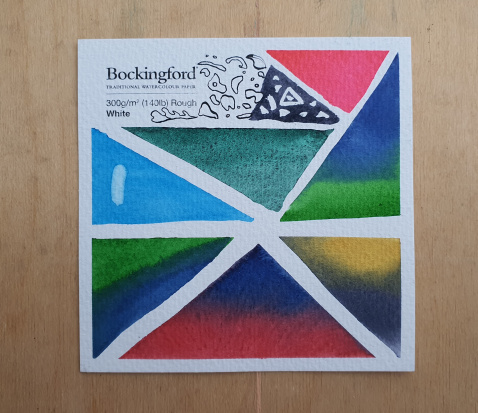 Склейка для акварели "Bockingford", белая, Rough \ Torchon, 300г/м2, 26x36см, 12л 