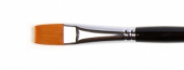 Кисть для акрила "Amsterdam 342" синтетика мягкая плоская, ручка длинная №14