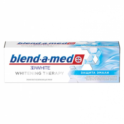 Зубная паста Blend-a-Med "3D White Whitening Therapy. Защита эмали", 75мл