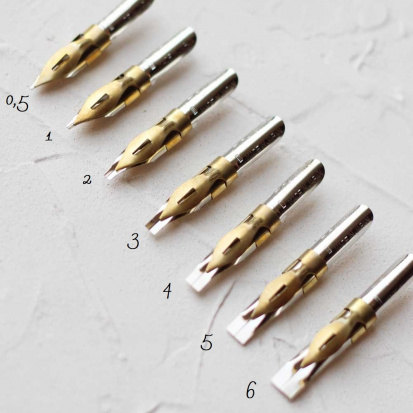 Перо Tachikawa-С, широкое, 0,5 мм, 1шт Перо Tachikawa-С, широкое, 0,5 мм, 1шт