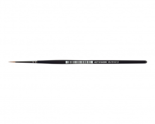 Кисть для акварели VanGogh 131 колонок круглая,  ручка короткая №1,5