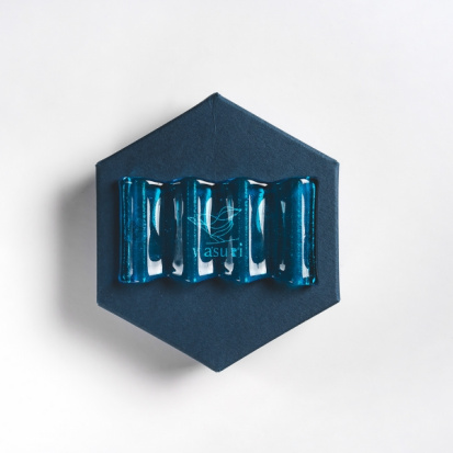 Стеклянная подставка для инструментов "Vasuri Glass", W4 прозрачный, Айсберг